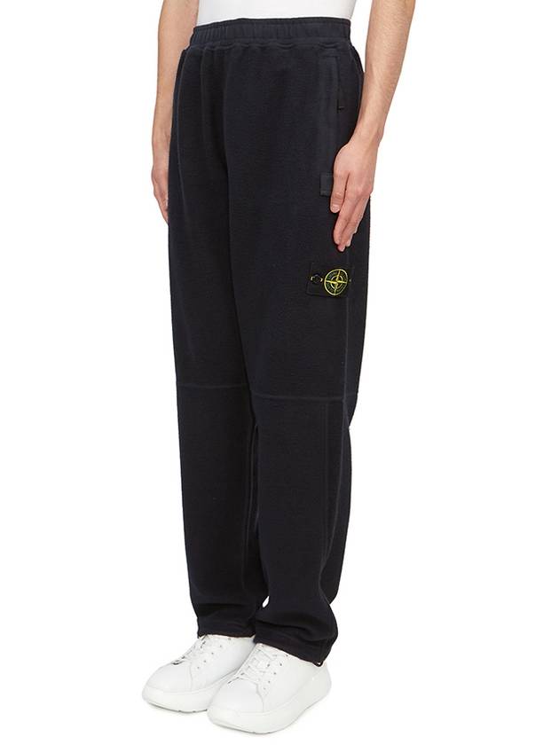 Garment Dyed Wappen Patch Jogger Pants Navy - STONE ISLAND - BALAAN 3