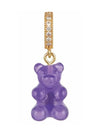 22FW Bear Cubic Pendant Purple NOSTALGIABEAR PAVE PLUM - CRYSTAL HAZE - BALAAN 1