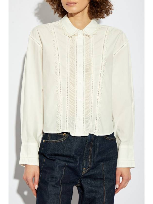 Ulla Johnson Shirt Samira, Women's, White - ULLA JOHNSON - BALAAN 3