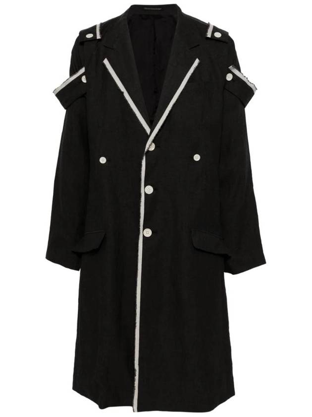 contrast trim coat HSJ14318 - YOHJI YAMAMOTO - BALAAN 1