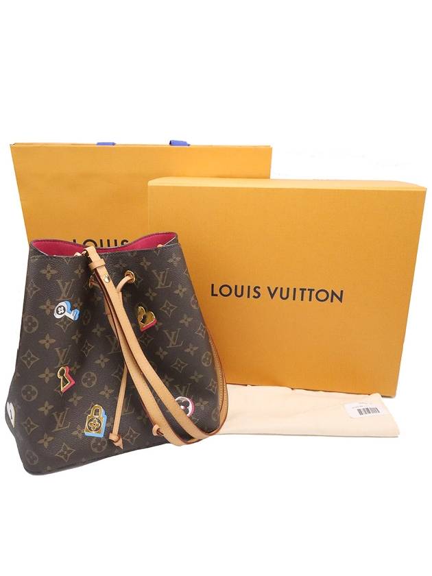 Women s Louis Vuitton M44369 Monogram Canvas Lovelock MM Bucket Bag 2WAY gt shoulder Gangbuk used luxury goods - LOUIS VUITTON - BALAAN 3