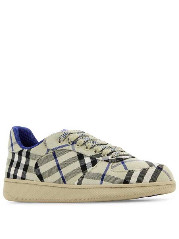 Check Terrace Low Top Sneakers Lichen - BURBERRY - BALAAN 3