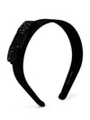 Vara Bow Swarovski Hairband Black - SALVATORE FERRAGAMO - BALAAN 2