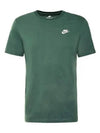 Sportswear Club Short Sleeve T-Shirt Green - NIKE - BALAAN 2