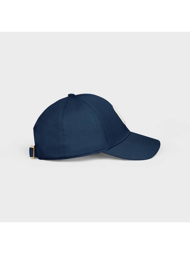 Initial Baseball Cap in Cotton Marine - CELINE - BALAAN 4