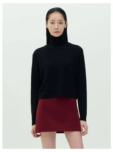 Women s Cashmere Crop Pullover Black Domestic Product - THEORY - BALAAN 1