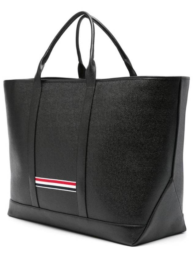 Oversized Tool Tote Bag Black - THOM BROWNE - BALAAN 3