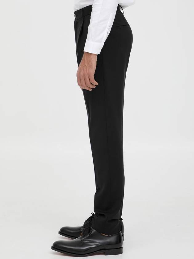 Black Wool Trousers - TONELLO - BALAAN 3