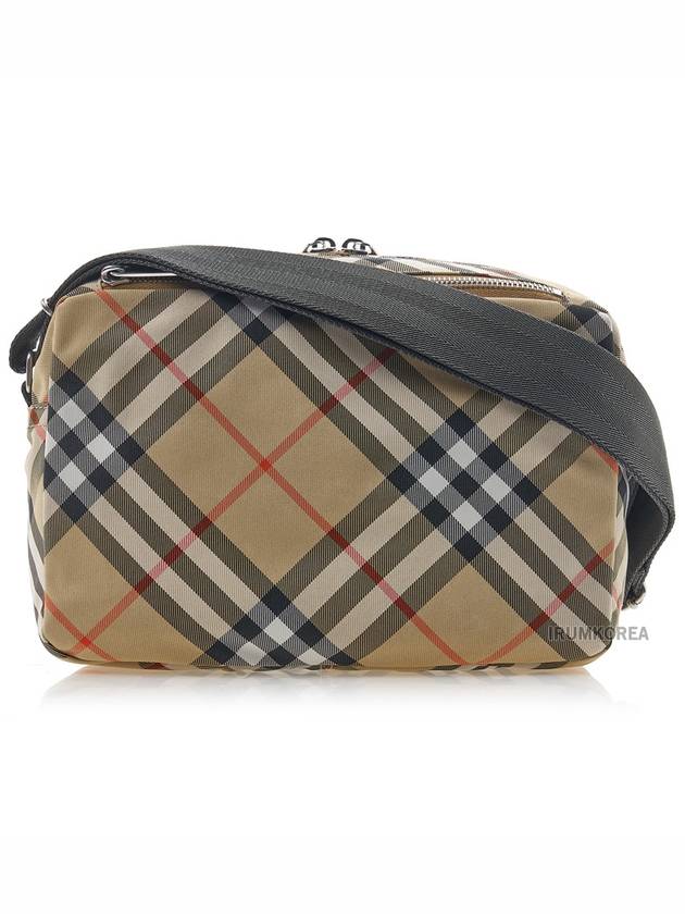 Vintage Check Messenger Bag Beige - BURBERRY - BALAAN 4