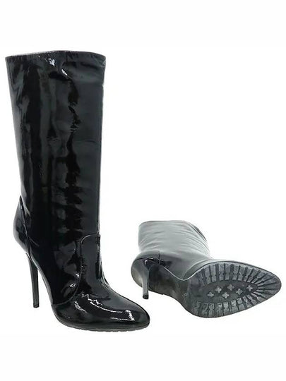 Black Patent Leather Women s Boots - GIUSEPPE ZANOTTI - BALAAN 2