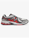 860V2 Low Top Sneakers White Red - NEW BALANCE - BALAAN 2