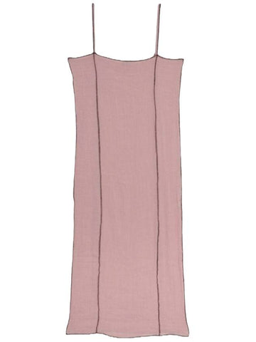 Shock slip long dress pink - BASERANGE - BALAAN 1