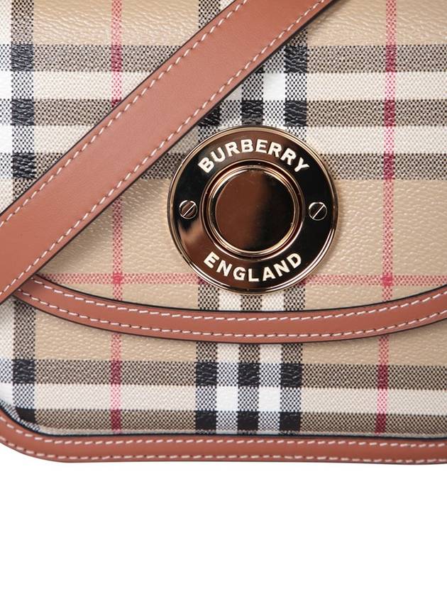 Elizabeth Check Pattern Small Cross Bag Beige - BURBERRY - BALAAN 4