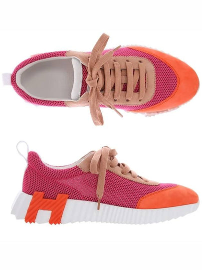 Bouncing Mesh Low Top Sneakers Rose - HERMES - BALAAN 2