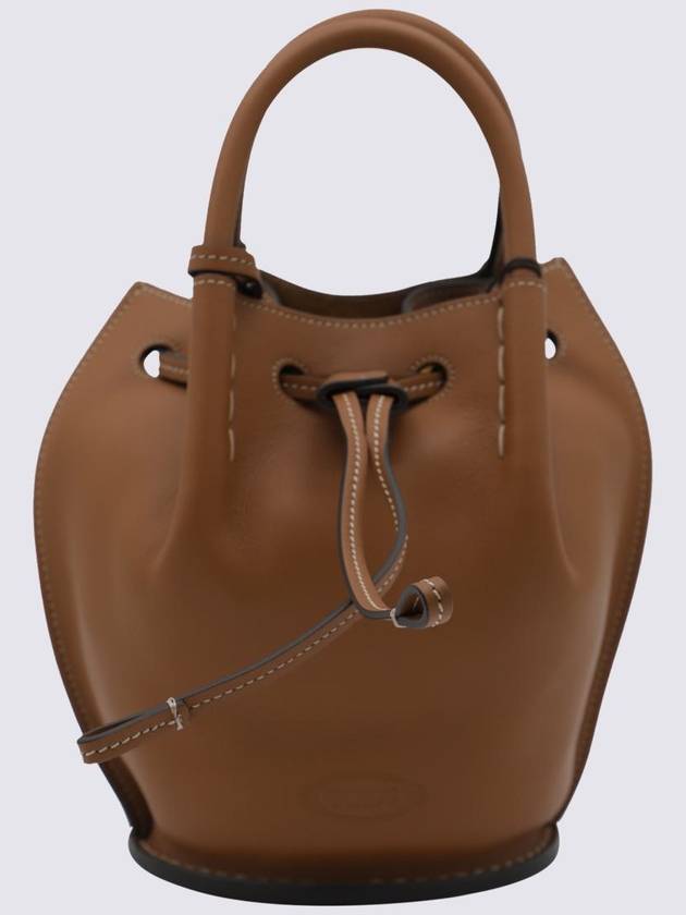 Buz Mini Leather Bucket Bag Black - TOD'S - BALAAN 2