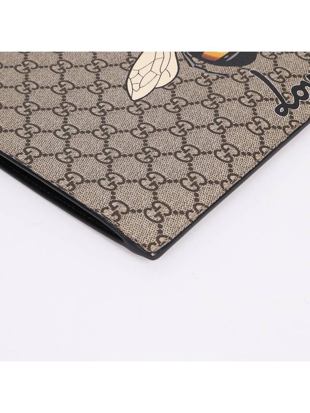 GG canvas bee printing medium clutch bag 473904 - GUCCI - BALAAN 8