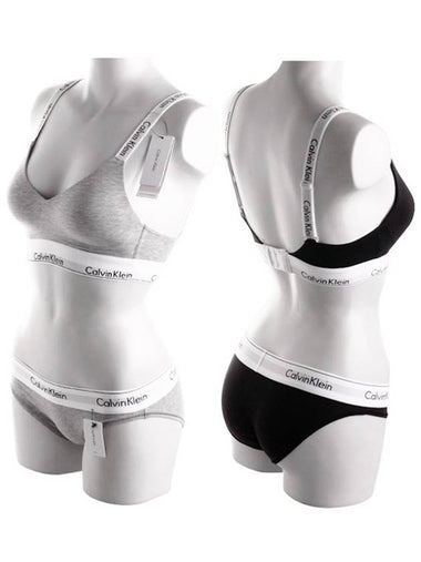 Underwear women s sports bra triangle bikini panties set CK 7059 3787 - CALVIN KLEIN - BALAAN 1