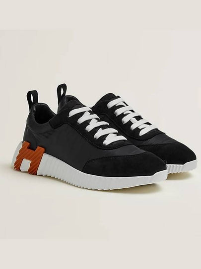 Bouncing Parachute Fabric Low Top Sneakers Noir - HERMES - BALAAN 2