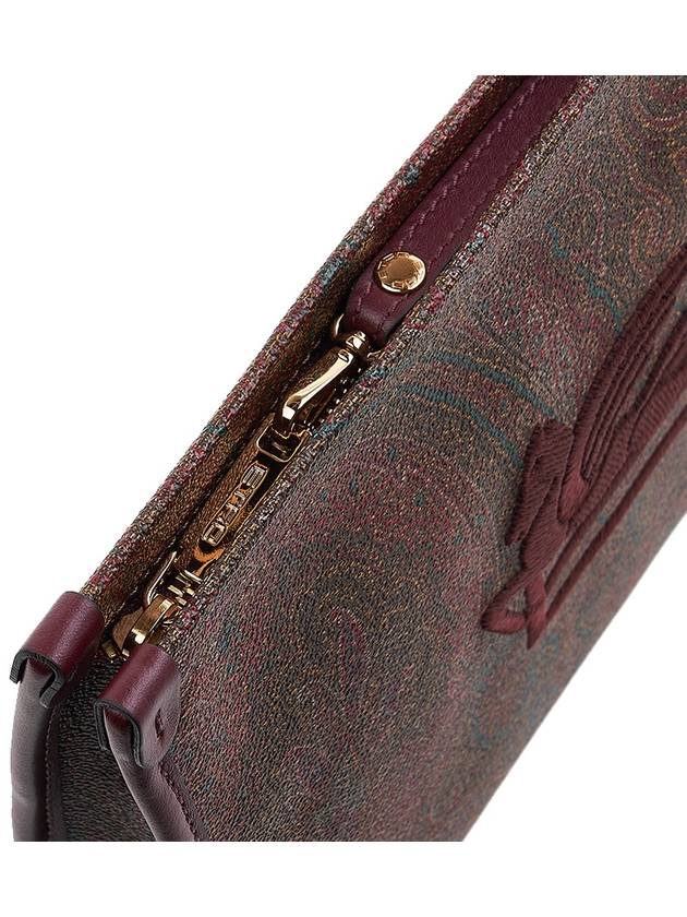 Paisley Clutch Bag Brown - ETRO - BALAAN 8