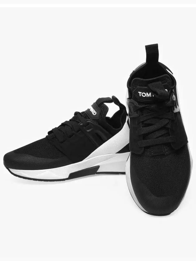 Jago Low-Top Sneakers Black - TOM FORD - BALAAN 4