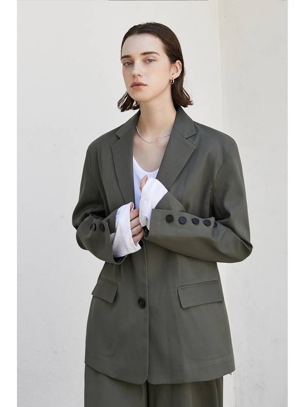 button over long jacketKHAKI - ARIFF - BALAAN 1