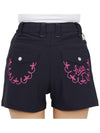 Women's Rocker Shorts Navy - HORN GARMENT - BALAAN 8