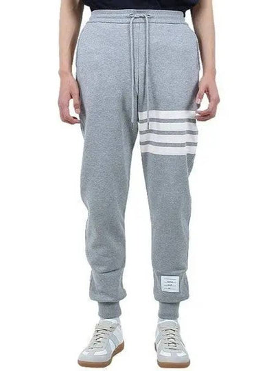 Men's Classic Loopback Engineered 4-Bar Sweatpants Light Grey - THOM BROWNE - BALAAN 2