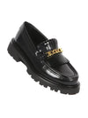 Fringes Triomphe Chain Margaret Chunky Loafer Black - CELINE - BALAAN 2