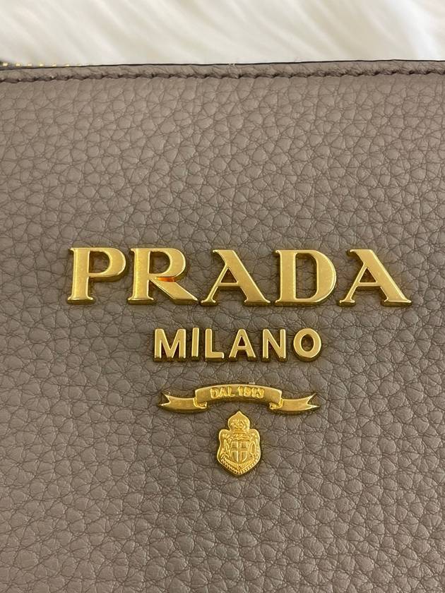 Women s Vitello Dino Tote Bag Light Gray 1BA264 Condition A - PRADA - BALAAN 10