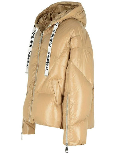 Khrisjoy 'Shiny' Beige Polyamide Down Jacket - KHRISJOY - BALAAN 2