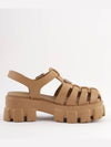 Monolith Rubber Sandals Beige - PRADA - BALAAN 5