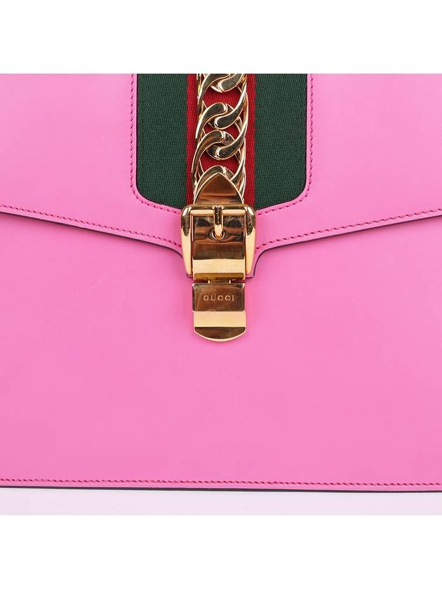 Sylvie medium pink top handle shoulder bag 431665 - GUCCI - BALAAN 2