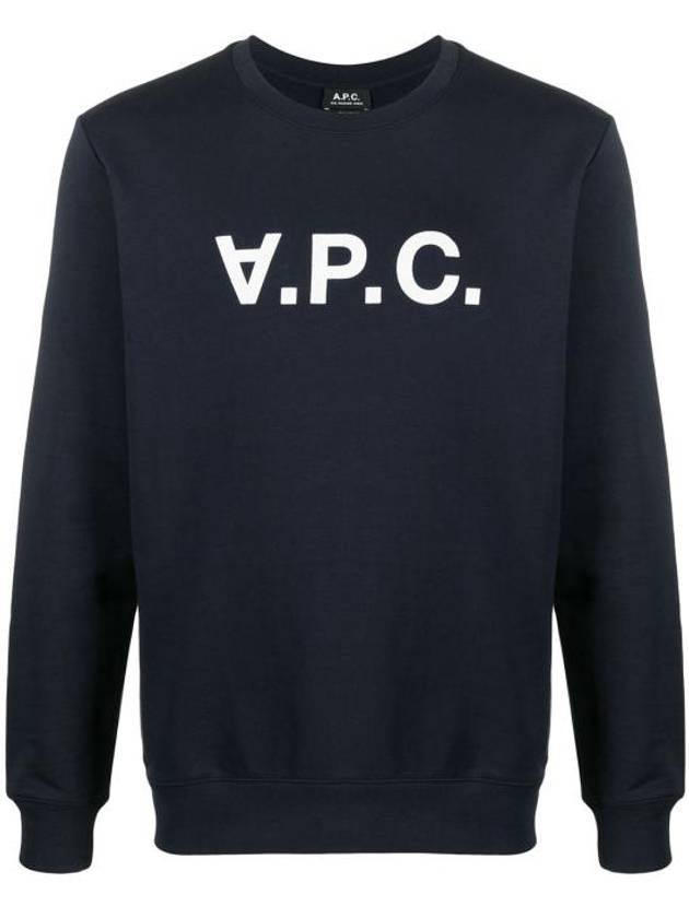 VPC Logo Sweatshirt Navy - A.P.C. - BALAAN 2