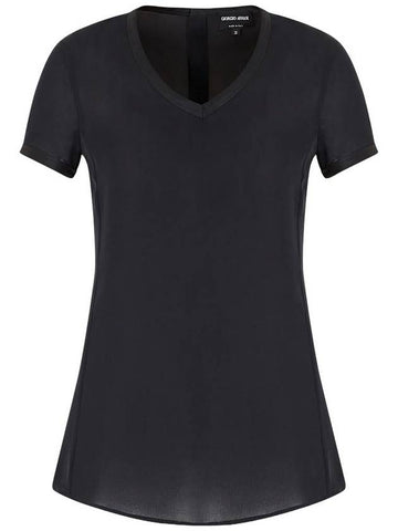 Giorgio Armani Shirts Black - GIORGIO ARMANI - BALAAN 1