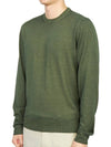 Men's Crew Neck Wool Knit Top Khaki - DRUMOHR - BALAAN 3