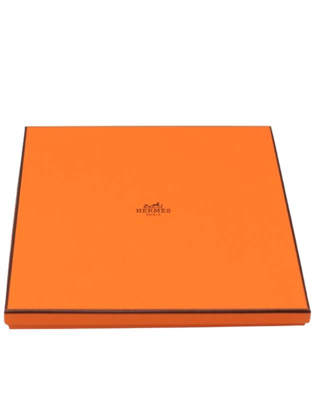 Flagship Silk 90 Scarf Creme Orange Vert Argile - HERMES - BALAAN 5