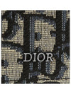 Oblique Saddle Card Wallet Black Beige - DIOR - BALAAN 6