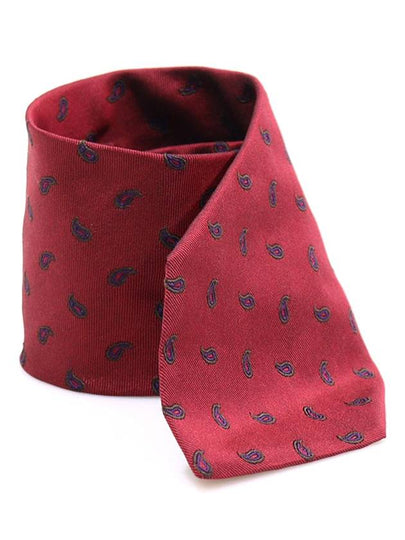 100 silk dark red patterned tie - ETRO - BALAAN 2