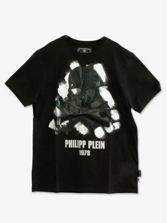 Men s Short Sleeve T Shirt Black MTK3587 PJY002N 02 H 3 - PHILIPP PLEIN - BALAAN 1
