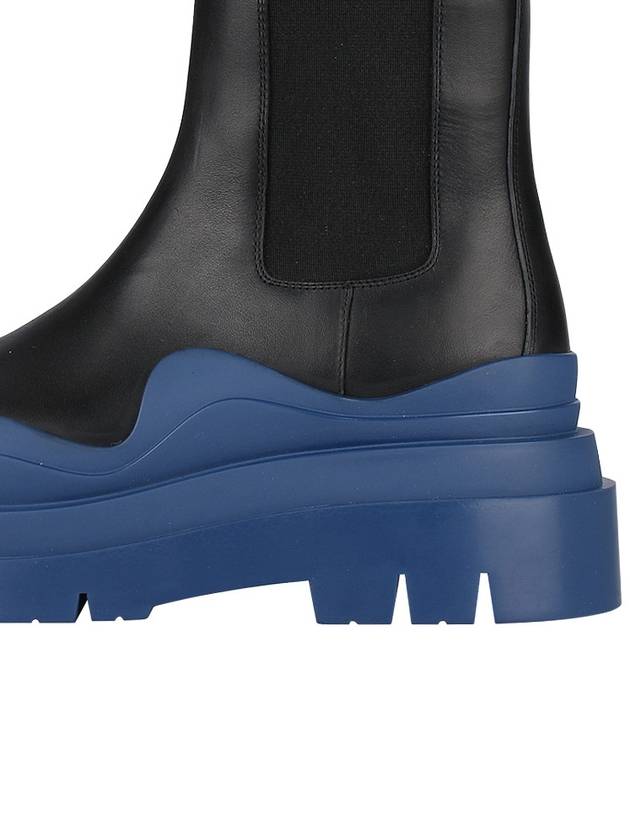 Tire Chelsea Boots Black Blue - BOTTEGA VENETA - BALAAN 7