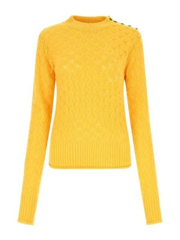 Theodor THEODOR Wool Cashmere Knit Top Yellow - MAX MARA SPORTMAX - BALAAN.