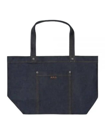 Thais Denim Tote Bag Blue - A.P.C. - BALAAN 2