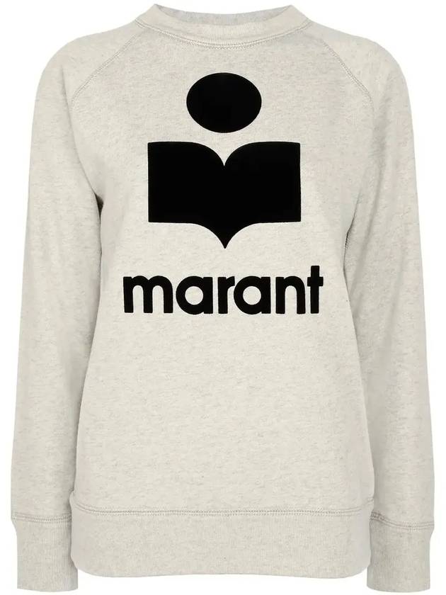 Millyny Logo Cotton Sweatshirt Ecru - ISABEL MARANT ETOILE - BALAAN 2