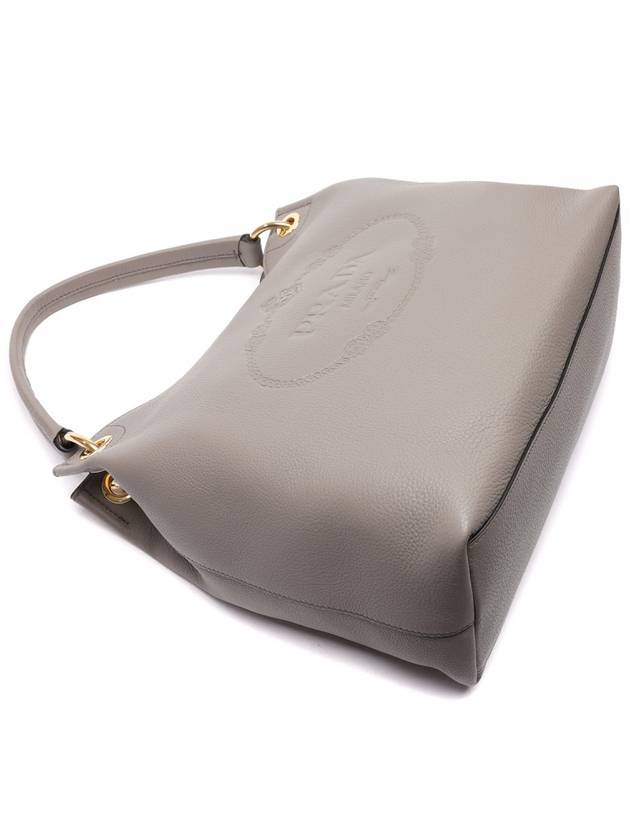 Vitello Phoenix Tote Bag Grey - PRADA - BALAAN 6