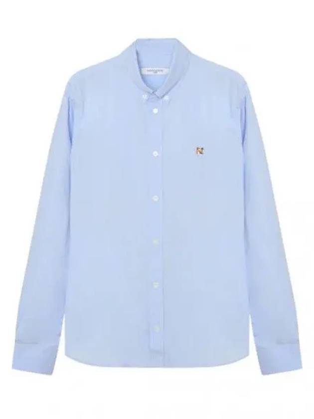 Fox Head Embroidery Classic Shirt Men s Long Sleeve - MAISON KITSUNE - BALAAN 1