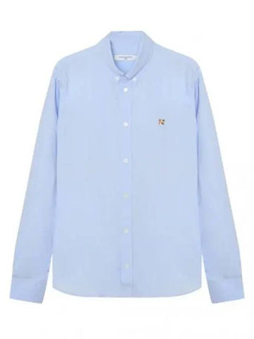 Fox Head Embroidery Classic Shirt Men s Long Sleeve - MAISON KITSUNE - BALAAN 1