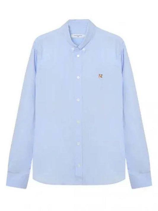 Fox Head Embroidery Classic Shirt Men s Long Sleeve - MAISON KITSUNE - BALAAN 1