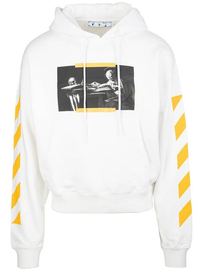 Caravaggio Painting Overfit Hoodie White - OFF WHITE - BALAAN 2