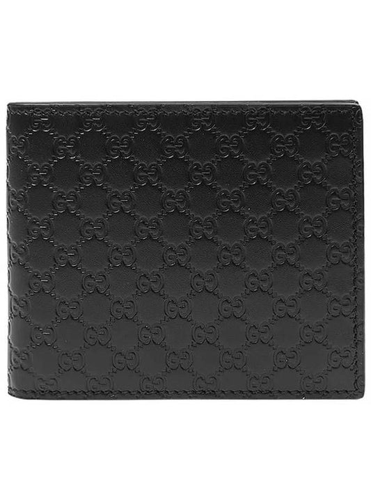 Micro GG Ssima Bifold Wallet Black - GUCCI - BALAAN 2