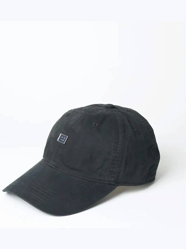 Mini Logo Patch Ball Cap Black - ACNE STUDIOS - BALAAN 3